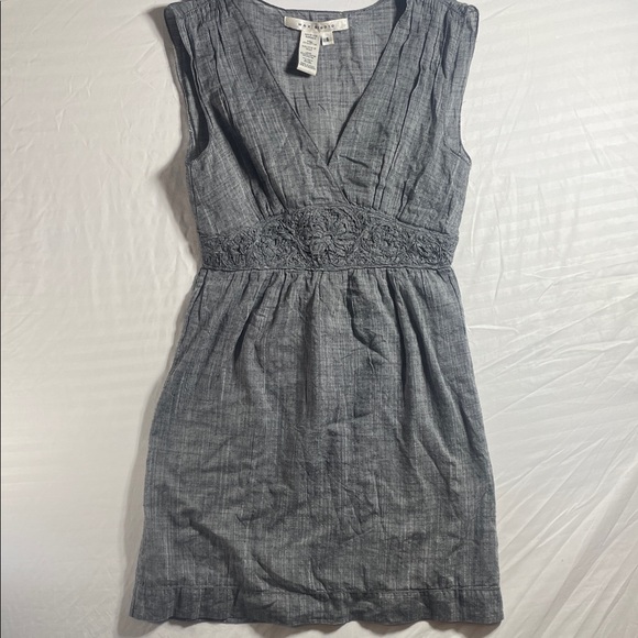 Max Studio Dresses & Skirts - Max Studio Slate Blue-Grey Sleeveless V-Neck Mini Dress